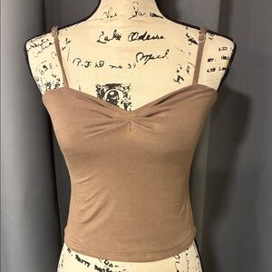 White Fox Boutique Brown Camisole Top